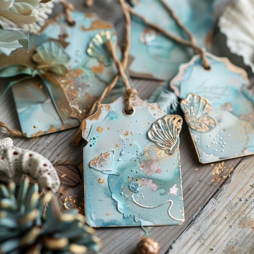 Mermaid Mystery Paper Pack | Whimsical Mermaidcore Scrapbook Paper | Luxury Ocean Junk Journal Pages | Under the Sea Craft Supplies