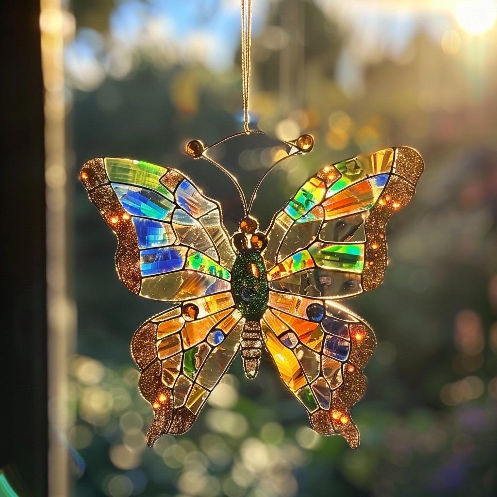 Butterfly Mystery Box  Curated Butterfly Gifts, Trinkets, Stickers & Whimsical Surprises, Nature Inspired Mystery Gift Box