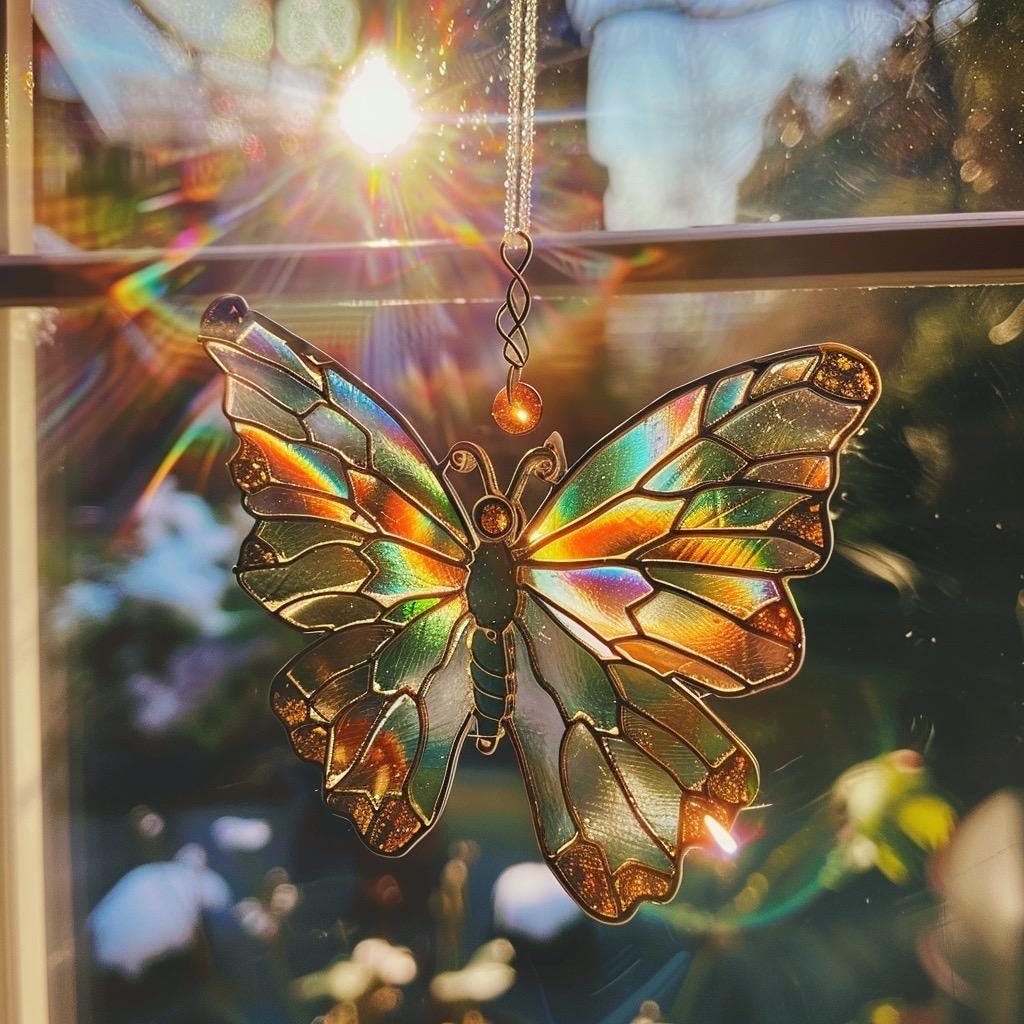 Butterfly Mystery Box  Curated Butterfly Gifts, Trinkets, Stickers & Whimsical Surprises, Nature Inspired Mystery Gift Box