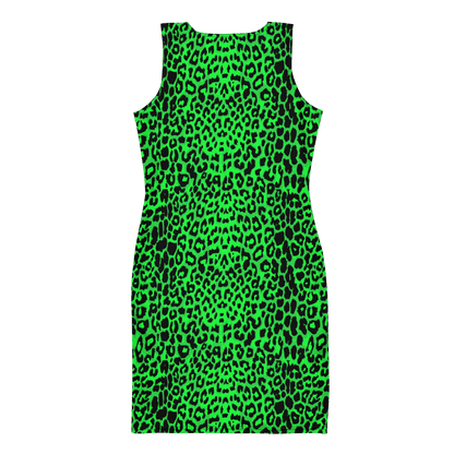 Lime Leopard Bodycon Dress