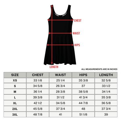 Shadow Swarm Skater Dress
