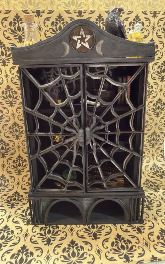 The Witching Hour | One-of-a-Kind Gothic Curiosity Cabinet No. 001 Miniature