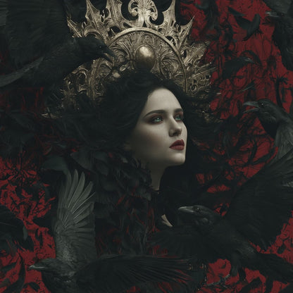 The Mad Queen’s Gallery Collection™ – Royal Collection (Set of 4 Gothic Fantasy Art Prints)