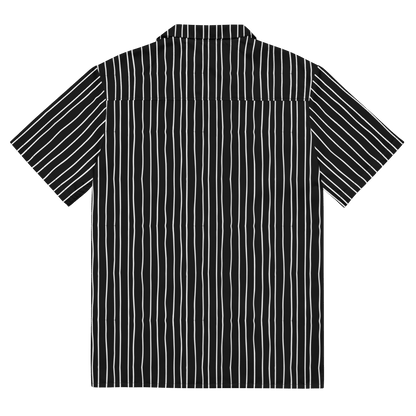 Pumpkin King Pinstripes Button-Up Shirt