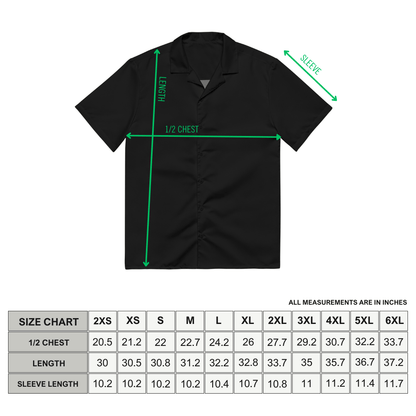 Pumpkin King Pinstripes Button-Up Shirt