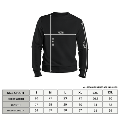 Rock On Skeleton Embroidered Sweatshirt