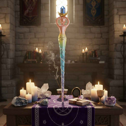 Spiral Goddess Mystical Wand for Enchantment and Transformation