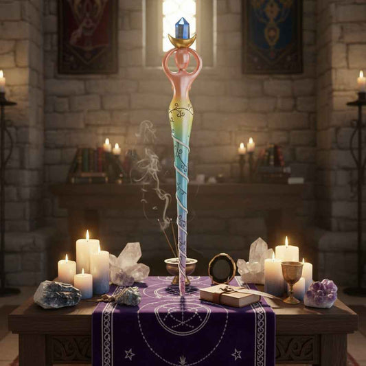 Spiral Goddess Mystical Wand for Enchantment and Transformation