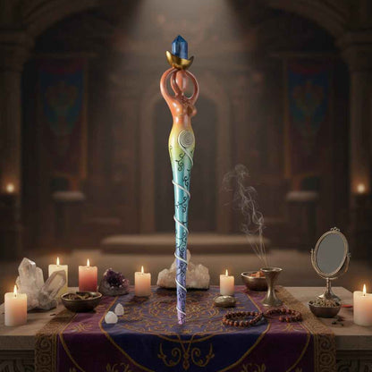 Spiral Goddess Mystical Wand for Enchantment and Transformation