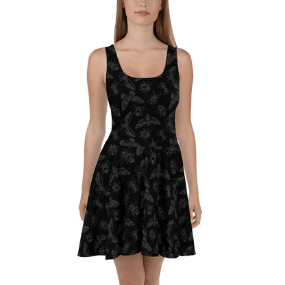 Shadow Swarm Skater Dress