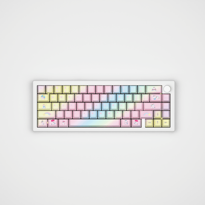 Unicorn Design Keycaps and Mechanical Keyboard