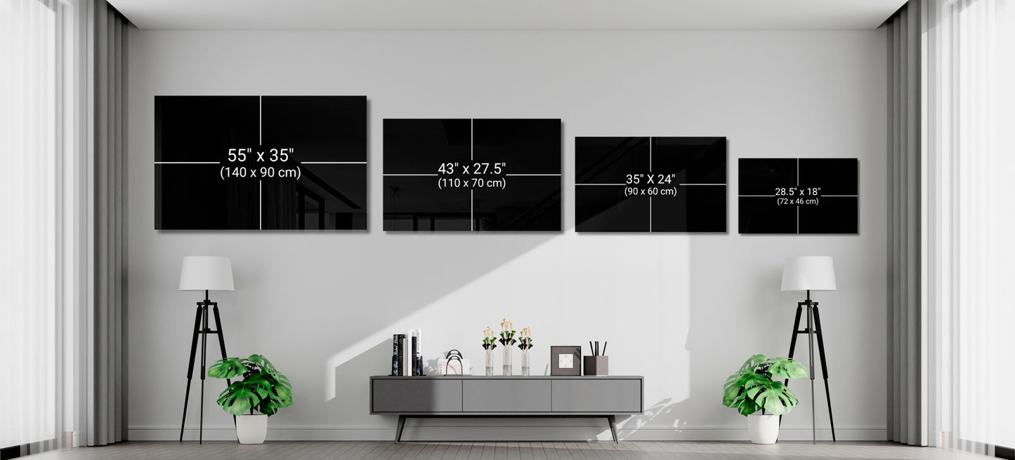Skull Glass Wall Art